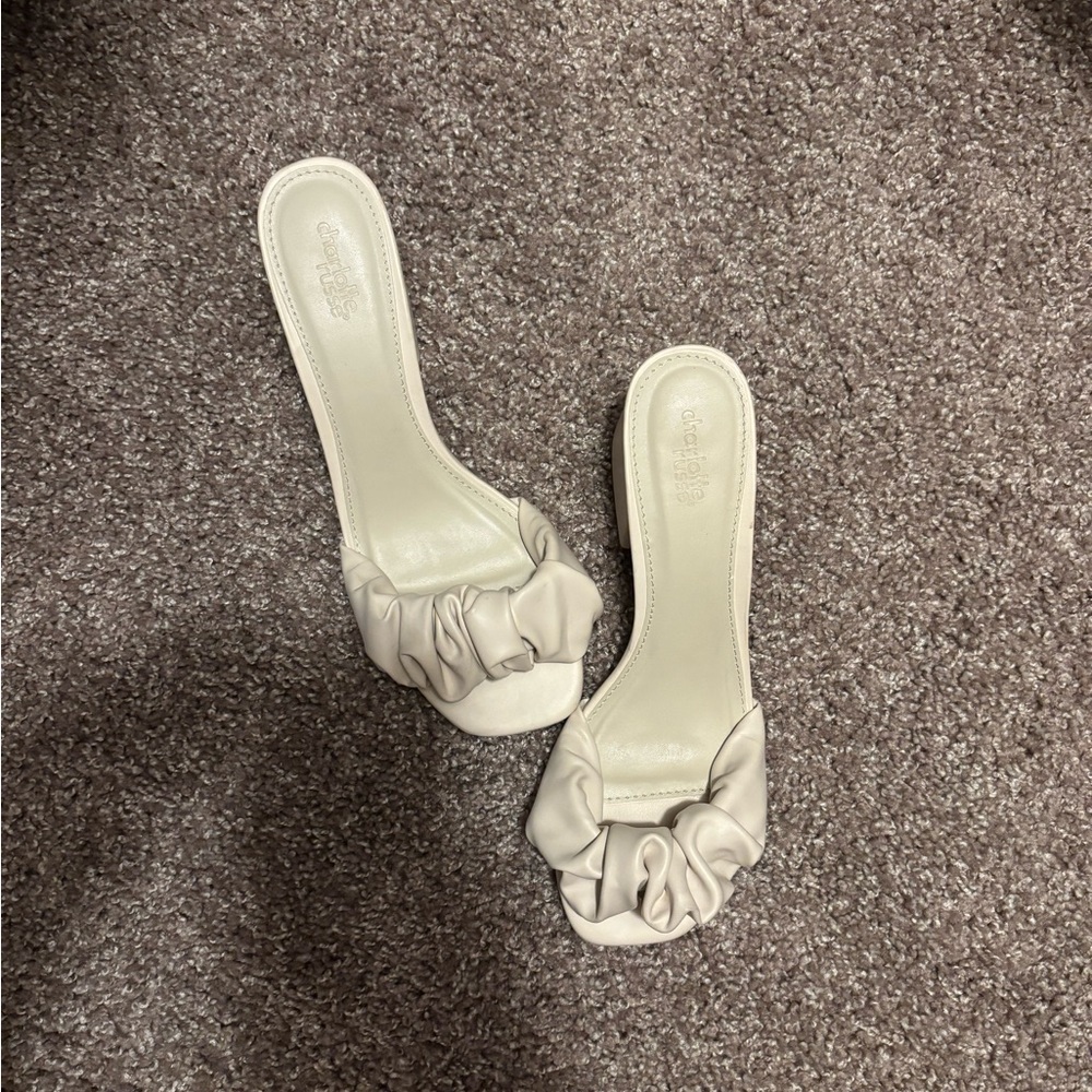 White Mini Heels